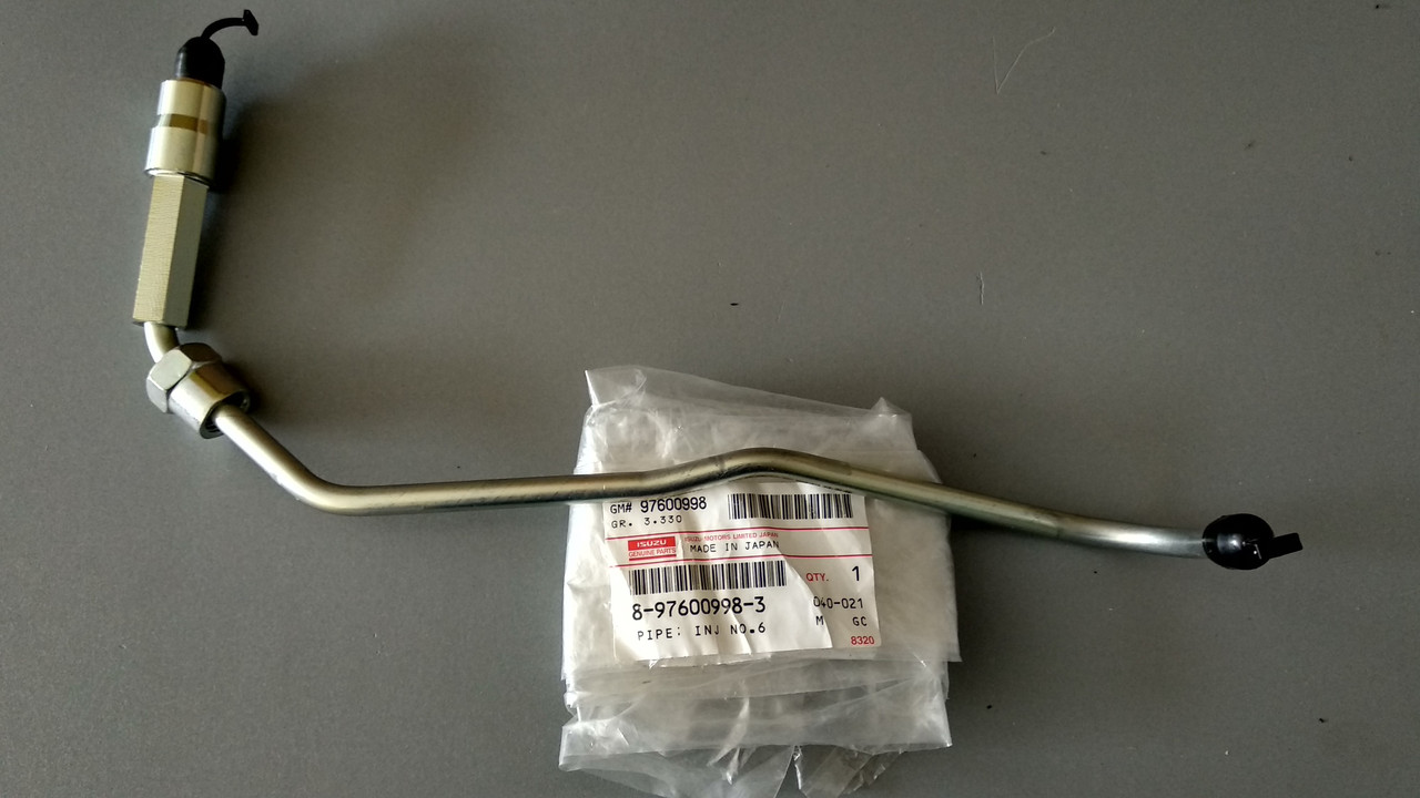 Паливна трубка No6 Isuzu 6HK1 8976009983 8976009982 8976009981 8976009980