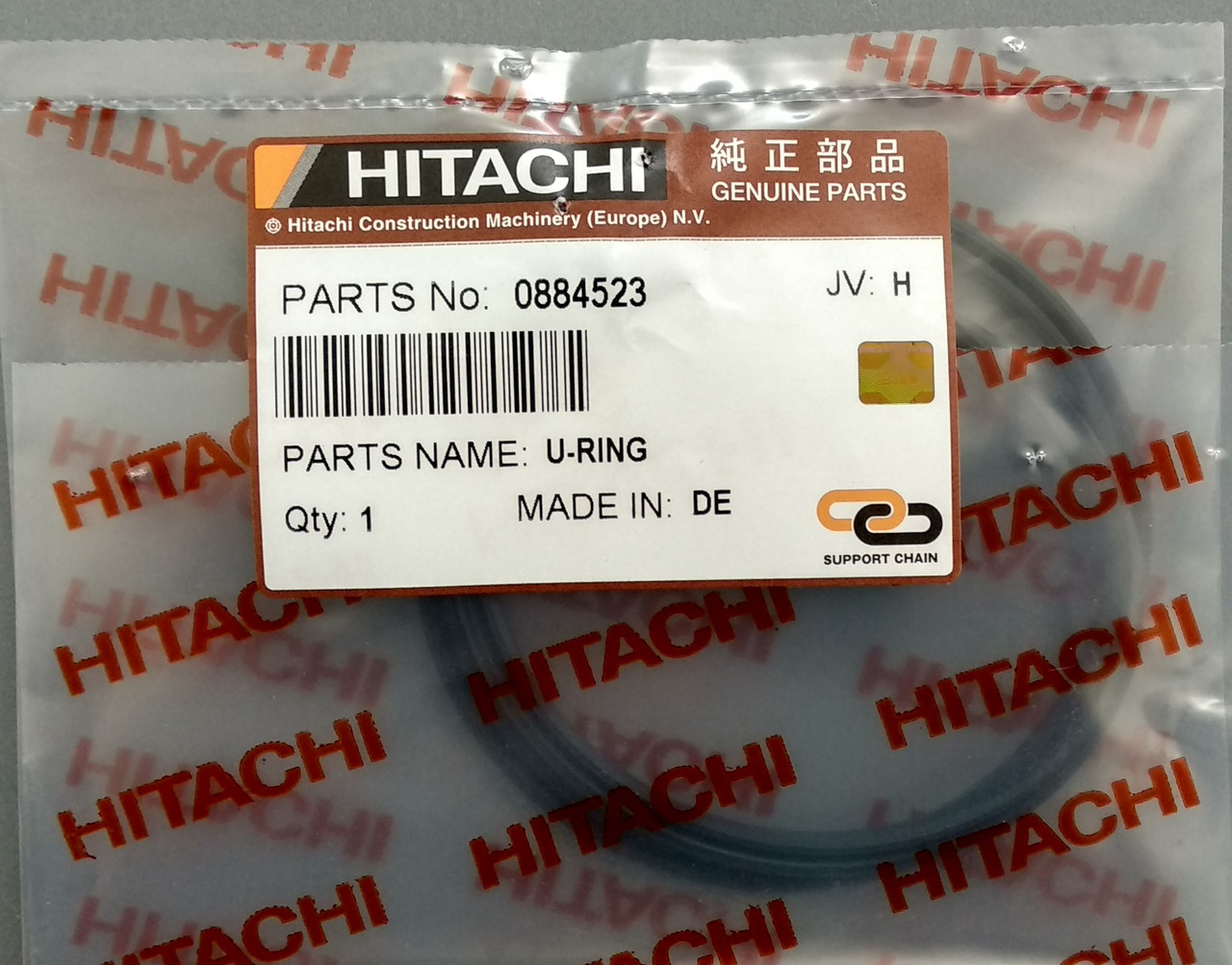 УПЛОТНЕННЯ ПОРШНЯ 0884523 ПЕРЕДНІГО, ЗАДНІГО МОСТА ЕКСКАВАТОРА HITACHI ZX160W, ZX180W, ZX210W