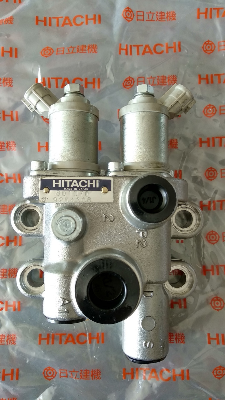9254306 Блок електромагнітних клапанів регулятора насоса Hitachi HPV118 (VALVE;SOLENOID)